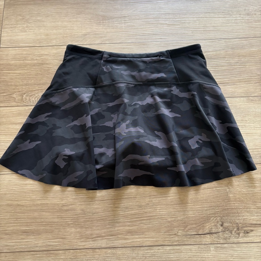 Athleta Match Point Skort Black Camo Women's Active Tennis Golf Skirt Size Small - Picture 4 of 6